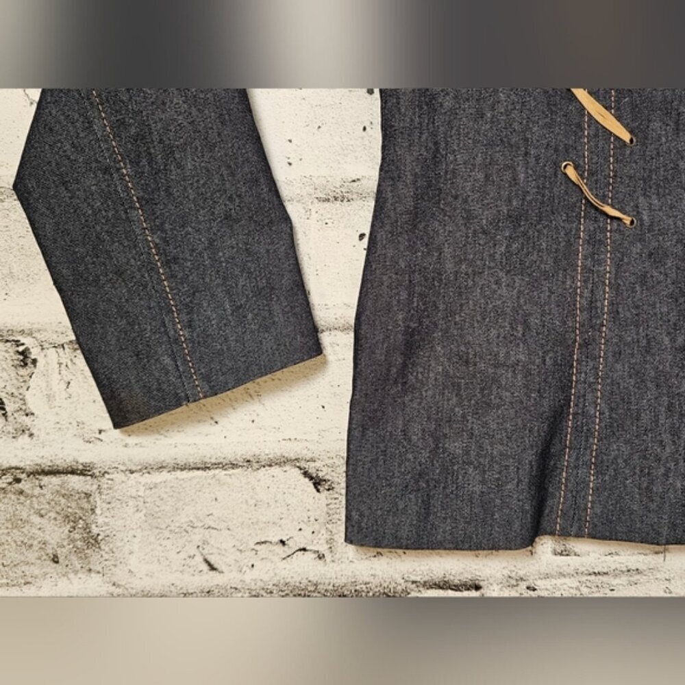 90's Vintage Edward'os Denim Blazer - Picture 7 of 12